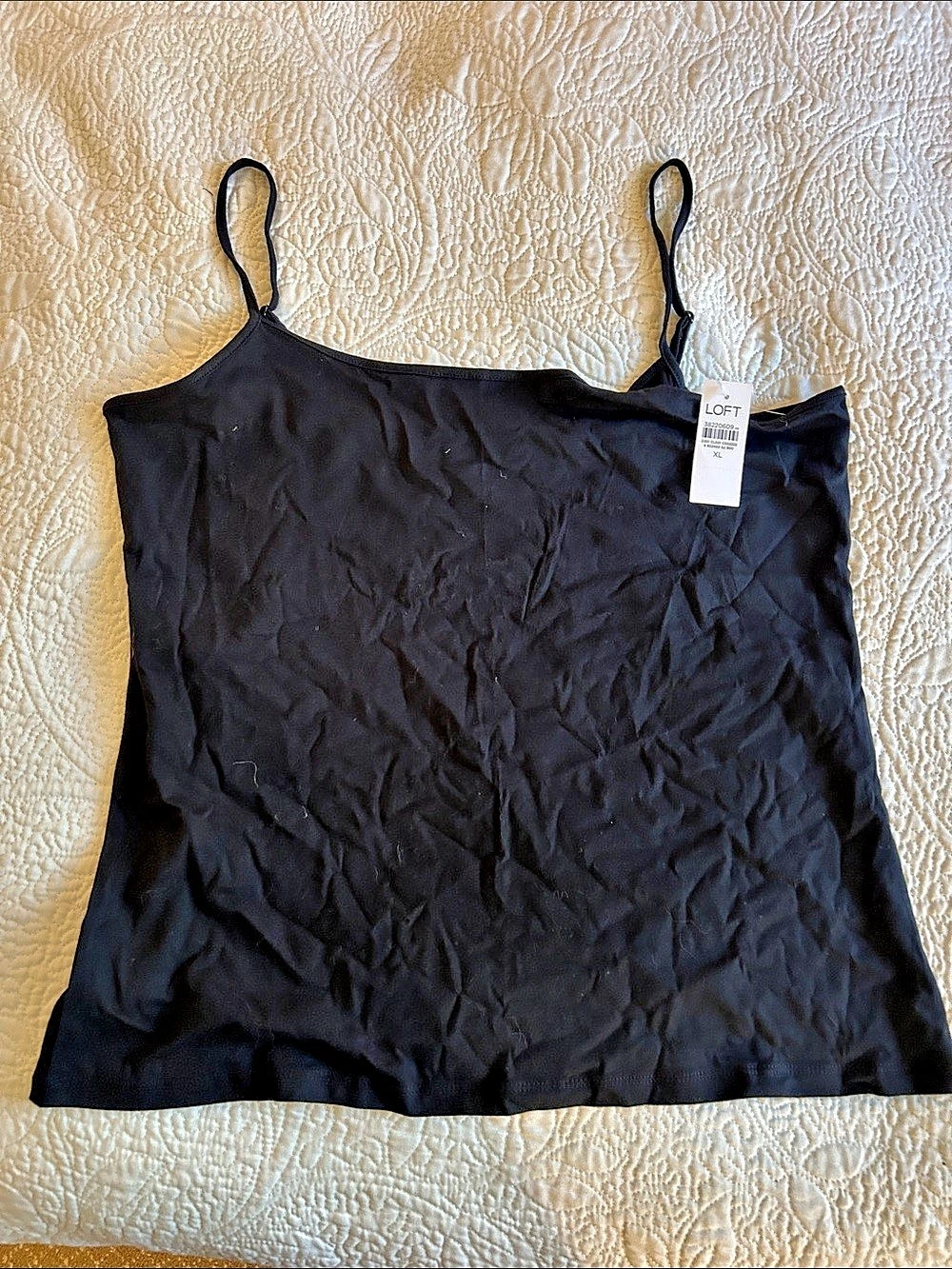 LOFT Essential Cami Black Camisole Size XL